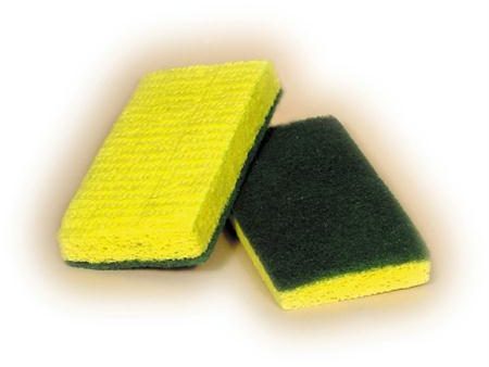 Advantage Green Backed Scrubber Sponge Fashion