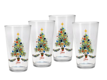 16 oz. Fiesta® Christmas Tree Cooler - Set of 4 Online Hot Sale