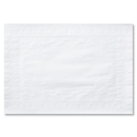 Hoffmaster White Classic Embossed Placemat on Sale