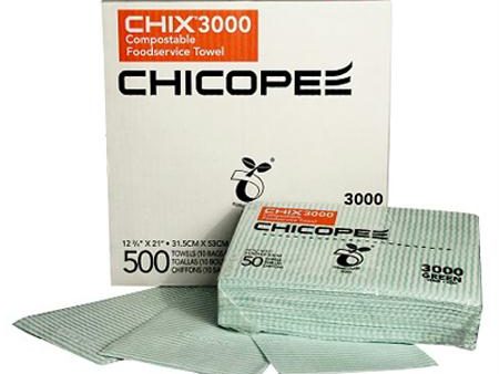 Chicopee Chix 3000 Compostable Towel(12 3-8 x 21 ) Hot on Sale