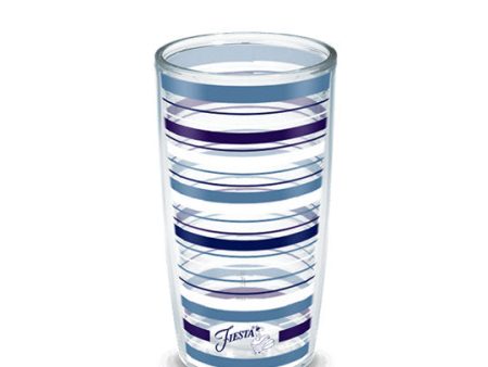 Fiesta® Stripes Lapis 16 oz Tumbler Fashion