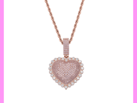 【3-53#】heart necklace for female Daily gatherings birthday gifts anniversary presents Sale