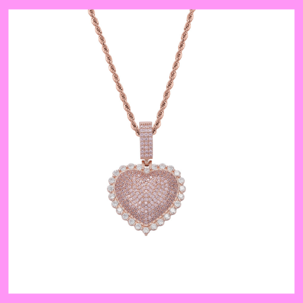 【3-53#】heart necklace for female Daily gatherings birthday gifts anniversary presents Sale