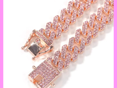 【2-20#】rose gold cuban bracelet for female daily business party Online Hot Sale