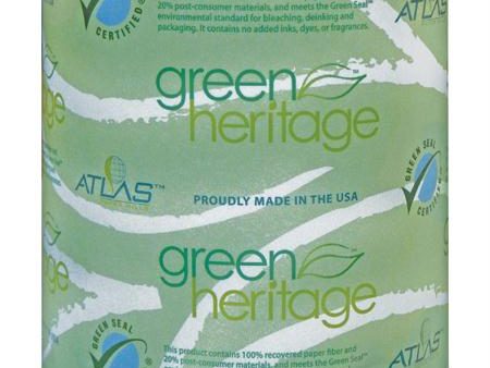 Atlas Green Heritage 1-Ply Bathroom Tissue(4.5  x 3.8 ) Online now