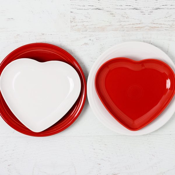 Fiesta 9 Inch Heart Shaped Plate Supply