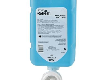 Stoko Refresh Hand, Hair & Body Foam Cleaner(1000 mL) Online