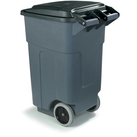 Carlisle Roll-Away Waste Container-Gray(50 Gal.) Hot on Sale