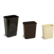 Continental Rectangular Plastic Wastebaskets-Grey(28 1-8 Qt.) Online