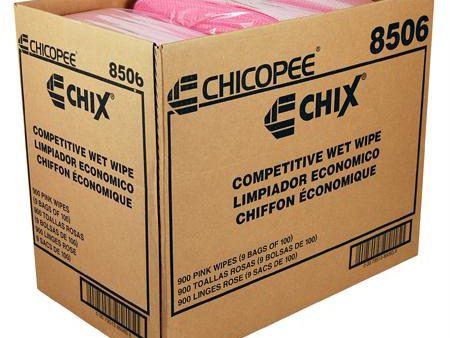 Chicopee Chix Competitive Wet Wipes-Pink(13 1-2  x 24 ) Discount