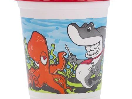 Fabri-Kal Kid s Cup w-Lid(12 oz. Undersea) Hot on Sale