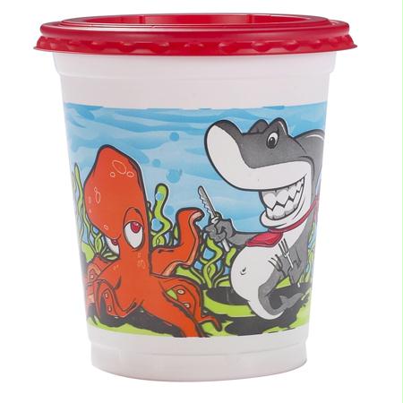 Fabri-Kal Kid s Cup w-Lid(12 oz. Undersea) Hot on Sale