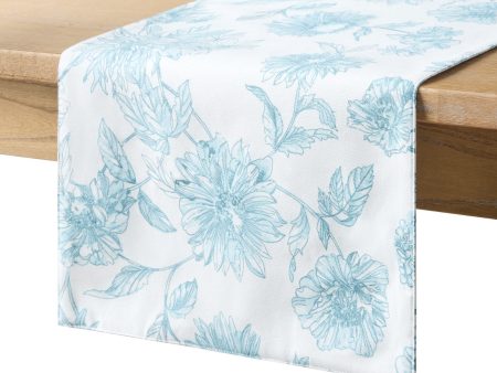 Botanical Floral Table Runner Online now