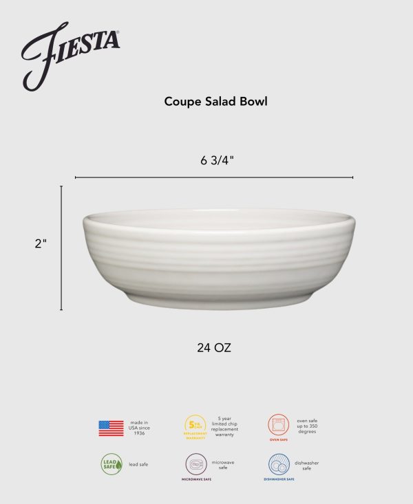 Coupe 6 3 4 Inch Salad Bowl 24 OZ on Sale