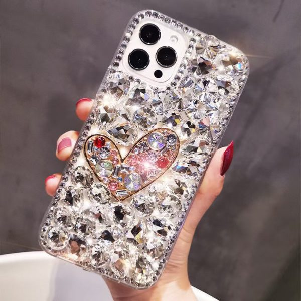 [1-3]  Two shining glitter bling bling cases Mobile phone case  Creative DIY mobile phone cases Unleash your personal style! Hot on Sale