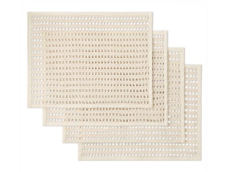 Kai Macrame Placemat Set of 4 For Sale