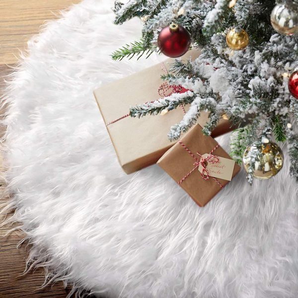 White Christmas Tree Skirt Online Sale