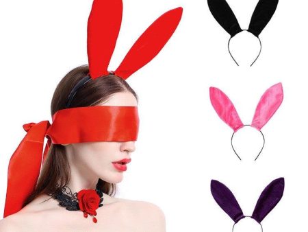 Velvet Rabbit Ears Headband Fashion