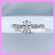 【1-01.42#】Entwined Sparkling Ring  for female fashion daily engagement wedding anniversary birthday present Online now