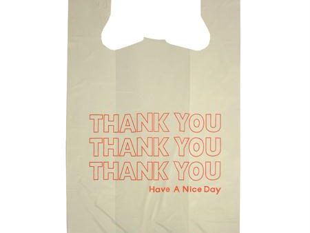 Thank You Bag-White(11.5  x 6.5  x 21 ) Online Hot Sale