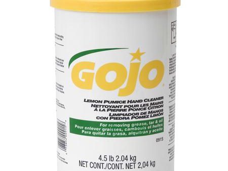 GOJO Lemon Pumice Hand Cleaner(4.5 lb. Cartridge) Fashion