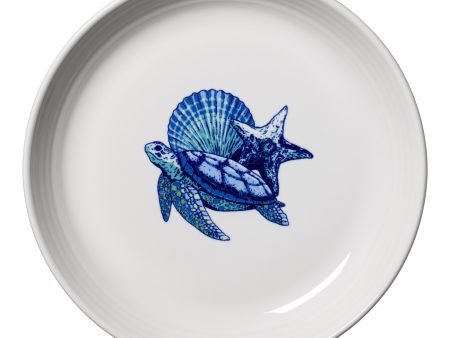 Coastal Turtle Coupe 8 1 2 Inch Luncheon Bowl 26 OZ For Discount