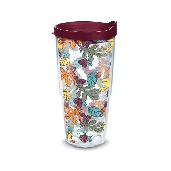 Fiesta® Butterscotch Fall 24 oz Tumbler with Lid Discount