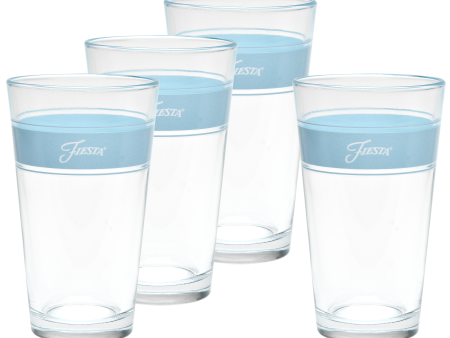 16 oz. Fiesta® Frame Cooler Sky - Set of 4 Online now