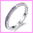 【1-01.5#】Band Ring  for female fashion daily engagement wedding anniversary birthday present Online now