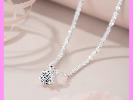 【3-42#】Dazzling Shine Necklace  for female fashion daily engagement wedding anniversary birthday present Online