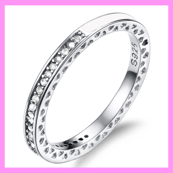 【1-01.5#】Band Ring  for female fashion daily engagement wedding anniversary birthday present Online now