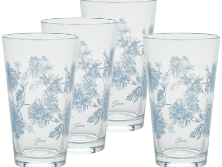 16 oz. Fiesta® Botanical Floral Cooler - Set of 4 Online Hot Sale