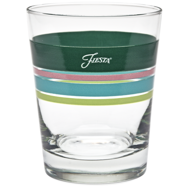 15 oz. Fiesta® Edgeline Tropical Tapered Double Old Fashion – Set of 4 Online now