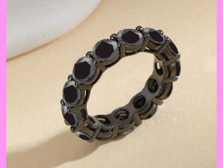 【1-01.39#】black band ring for Unisex fashion daily engagement wedding anniversary For Cheap