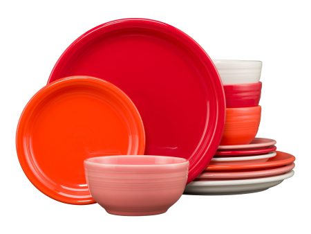 Sunset Horizon Bistro Coupe 12-Piece Dinnerware Set, Service for 4 on Sale