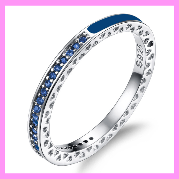 【1-01.5#】Band Ring  for female fashion daily engagement wedding anniversary birthday present Online now