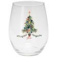 15 oz. Fiesta® Christmas Tree Stemless Wine – Set of 4 Hot on Sale