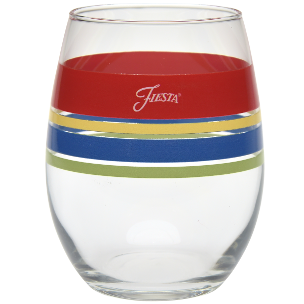 15 oz. Fiesta® Edgeline Stemless Wine Bright – Set of 4 Fashion