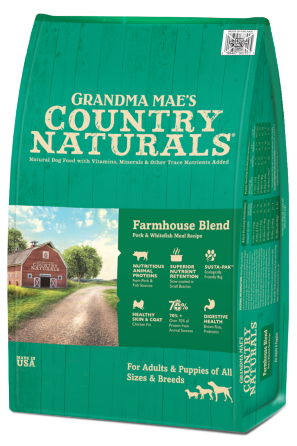 Grandma Mae s Country Naturals Farmhouse Blend Dry Food for Dogs Hot on Sale