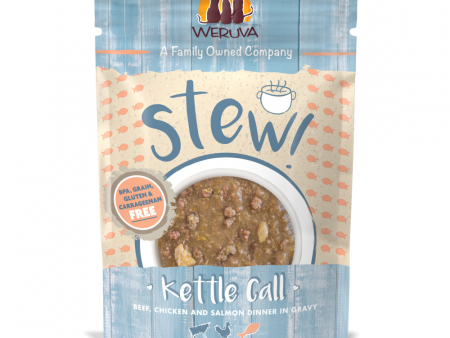 Weruva Classic Cat Stews! Kettle Call with Beef Chicken & Salmon in Gravy Canned Cat Food Online Hot Sale