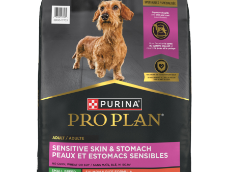 Purina Pro Plan Sensitive Skin & Stomach Small Breed Salmon & Rice Formula Dry Dog Food For Discount