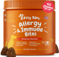 Zesty Paws Aller-Immune Bites for Seasonal Allergies Lamb Flavor Immune Function   Sensitive Skin & Gut Health for Dogs For Cheap