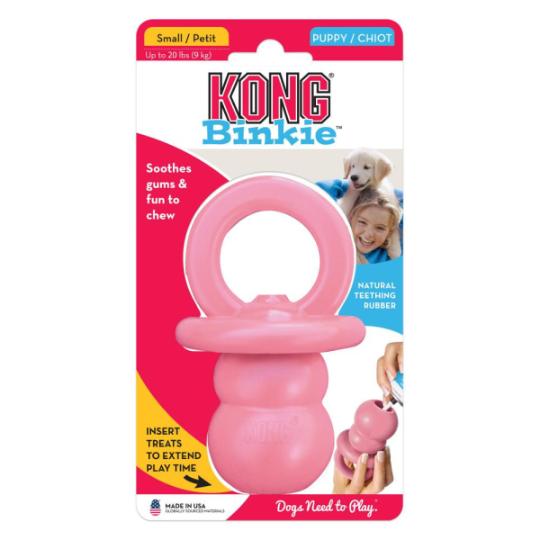 KONG Puppy Binkie Teething Dog Toy Supply