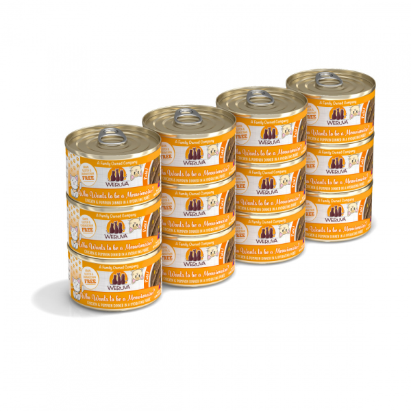 Weruva Classic Cat Pate Who wants to be a Meowionaire with Chicken & Pumpkin Canned Cat Food Online Sale