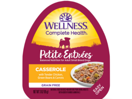 Wellness Petite Entrees Casserole Grain Free Natural Tender Chicken Recipe Wet Dog Food Online Sale