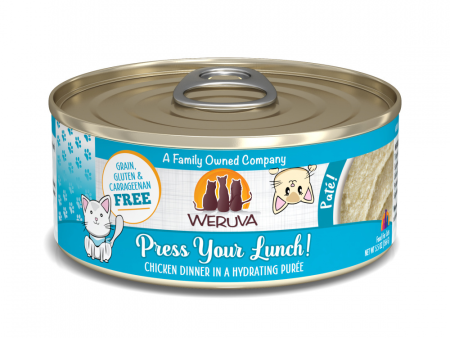 Weruva Classic Cat Pate Press Your Lunch! with Chicken Canned Cat Food Fashion