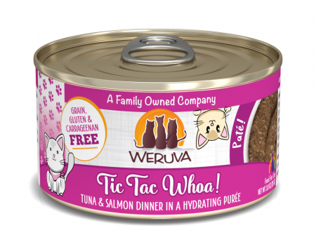 Weruva Classic Cat Pate Tic Tac Whoa! With Tuna & Salmon Canned Cat Food on Sale