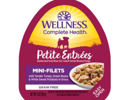 Wellness Petite Entrees Mini-Filets Grain Free Tender Turkey Recipe Wet Dog Food Fashion